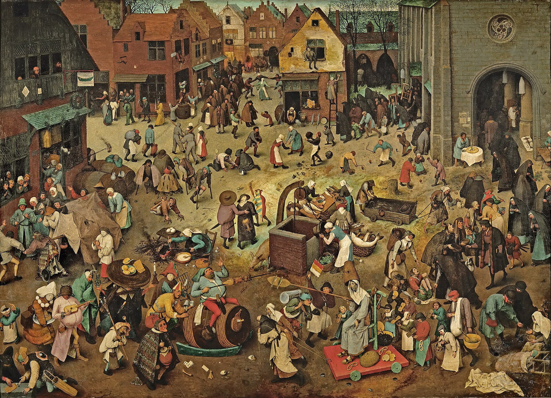 The Fight Between Carnival and Lent by Pieter Bruegel the Elder