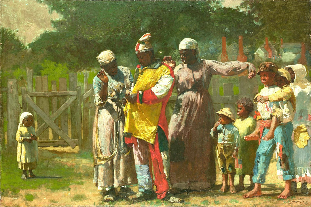 Dressing for the Carnival Painting by Winslow Homer