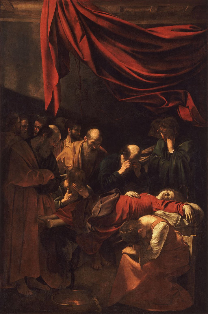 The Death of the Virgin Painting by Caravaggio