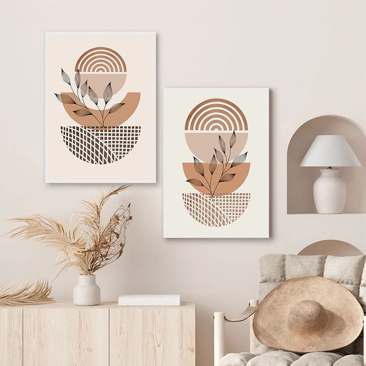 Minimalist Abstract Masterpiece Print Set of 3 Canvases of 40x60cm