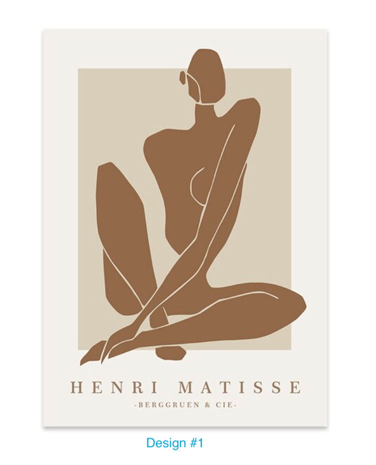 A Minimalist Abstract Masterpiece Print Set Wall Art Print Decor