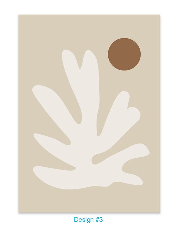 A Minimalist Abstract Masterpiece Print Set Wall Art Print Decor