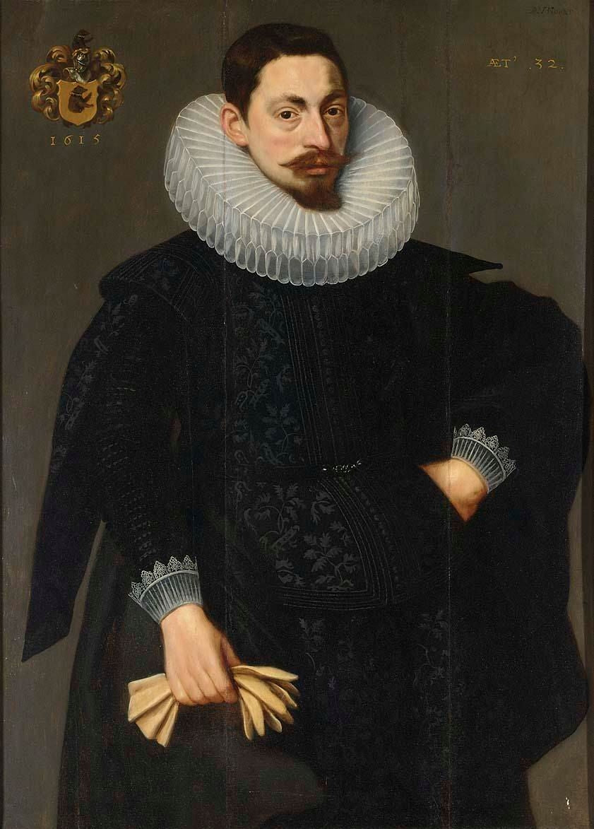 Portrait of a Bearded Man (1615) by Adam van Noort – Hand-Painted Oil Painting Reproduction
