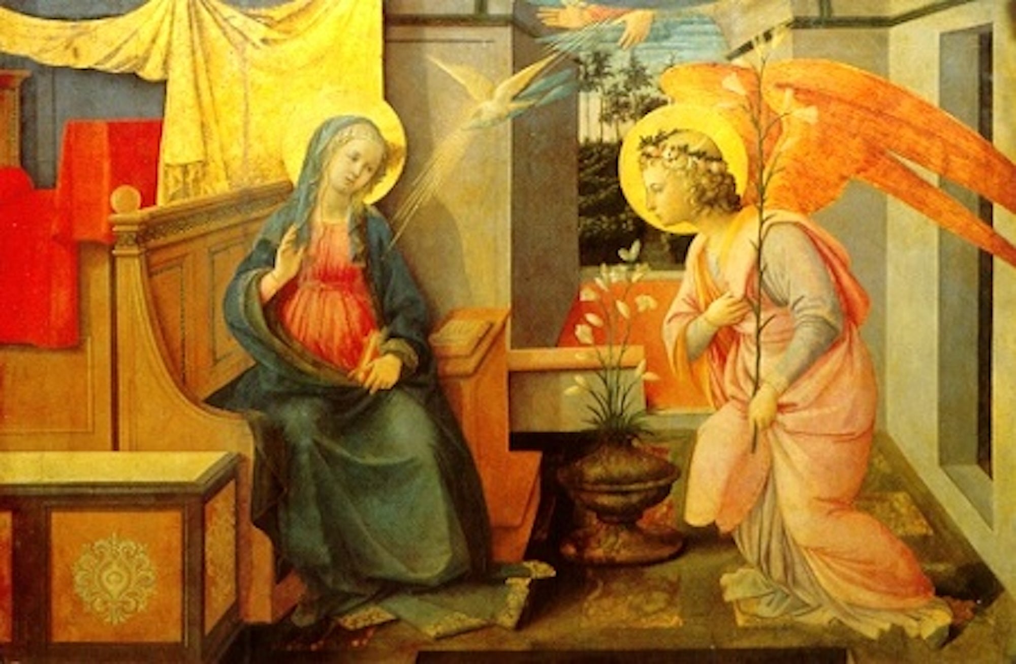 Annunciation (Lippi, Rome) Filippo Lippi I Museum Quality Reproduction