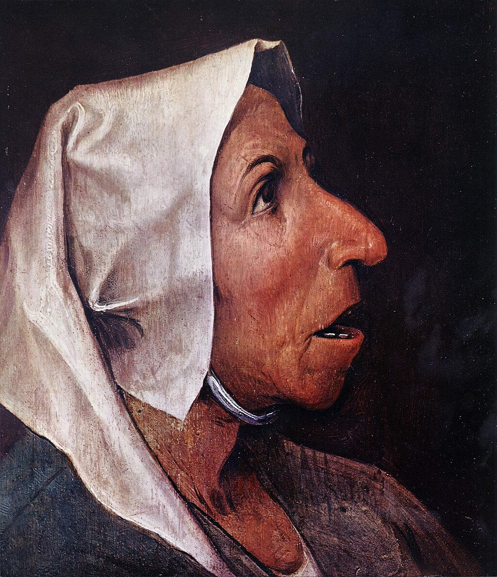 Portrait of an Old Woman by Pieter Bruegel the Elder