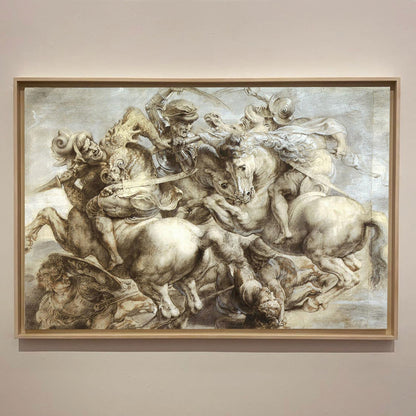 The Battle of Anghiari Painting Leonardo da Vinci. Reproduction by Blue Surf Art. Oil on Canvas