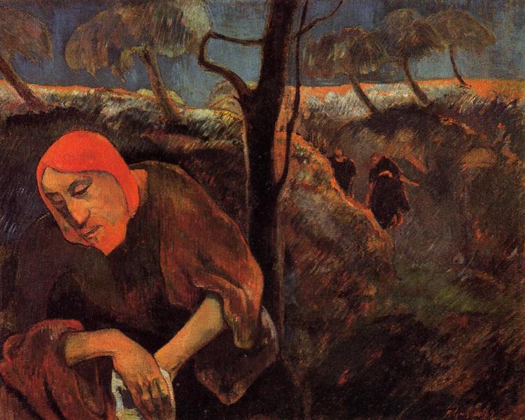 The Agony in the Garden by Paul Gauguin Reproduction Oil on Canvas