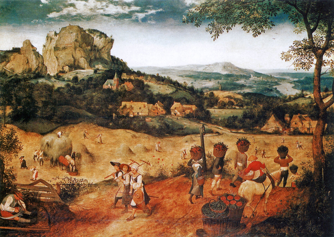 Haymaking by Pieter Bruegel the Elder