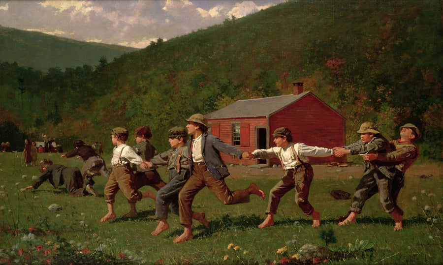 Snap the Whip Painting by Winslow Homer
