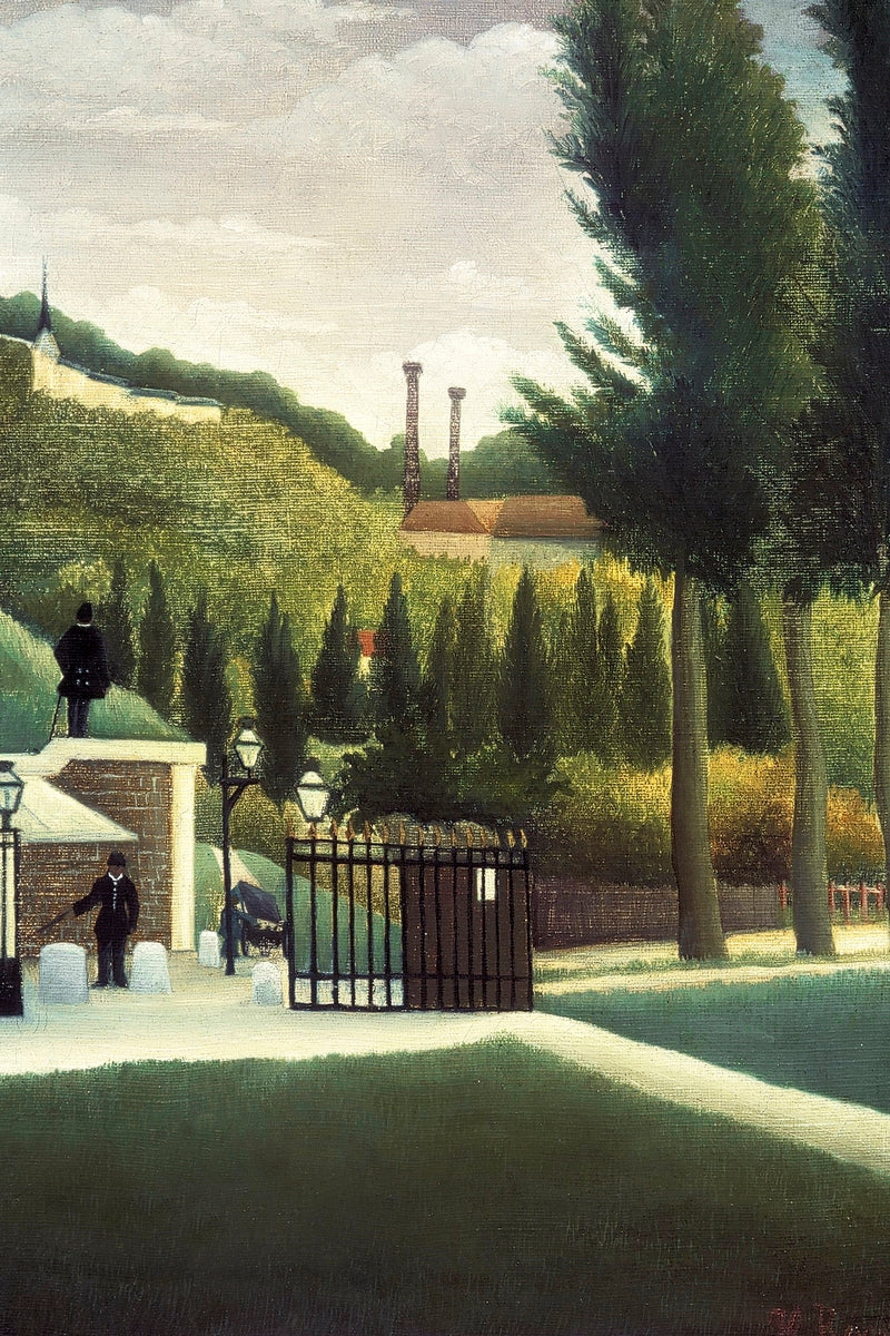 Toll Gate (The Customs Post) (ca. 1890) Henri Rousseau Wall Art Gift Canvas Art Painting