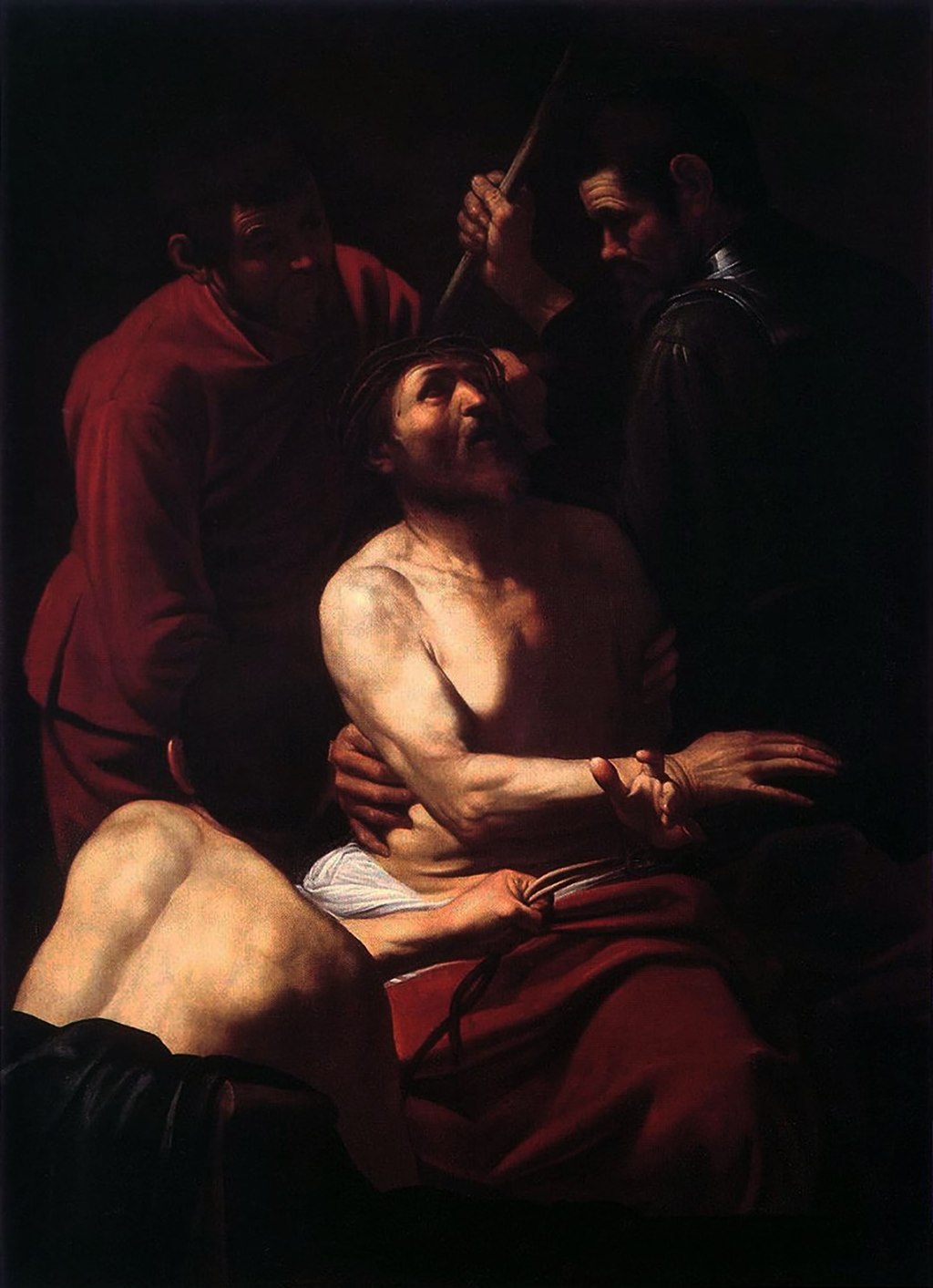 The Crowning with Thorns Painting by Caravaggio