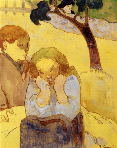 Human misery painting by Paul Gauguin reproduction oil on canvas