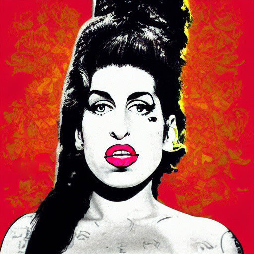 Amy Winehouse Pop Art