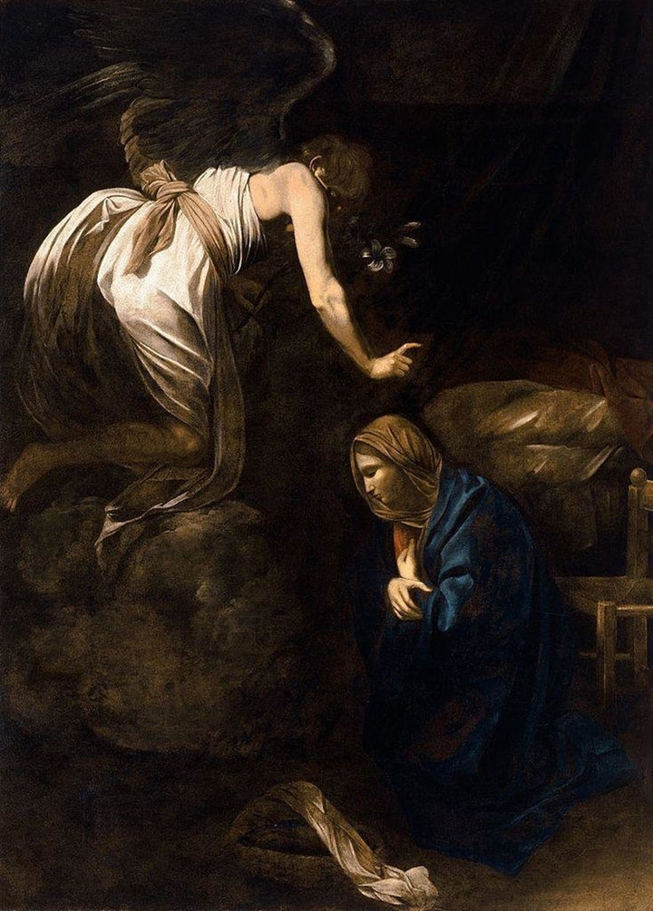 The Annunciation Painting by Caravaggio