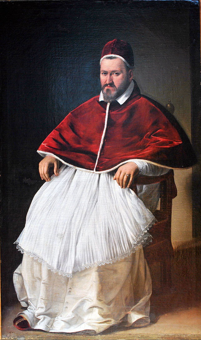 Portrait of Pope Paul V Painting by Caravaggio – Blue Surf Art