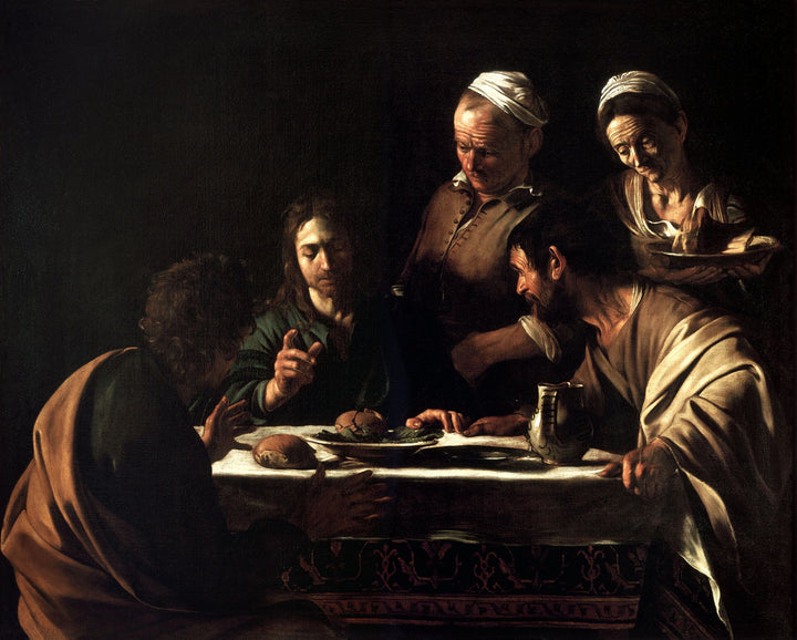 Supper at Emmaus Painting by Caravaggio