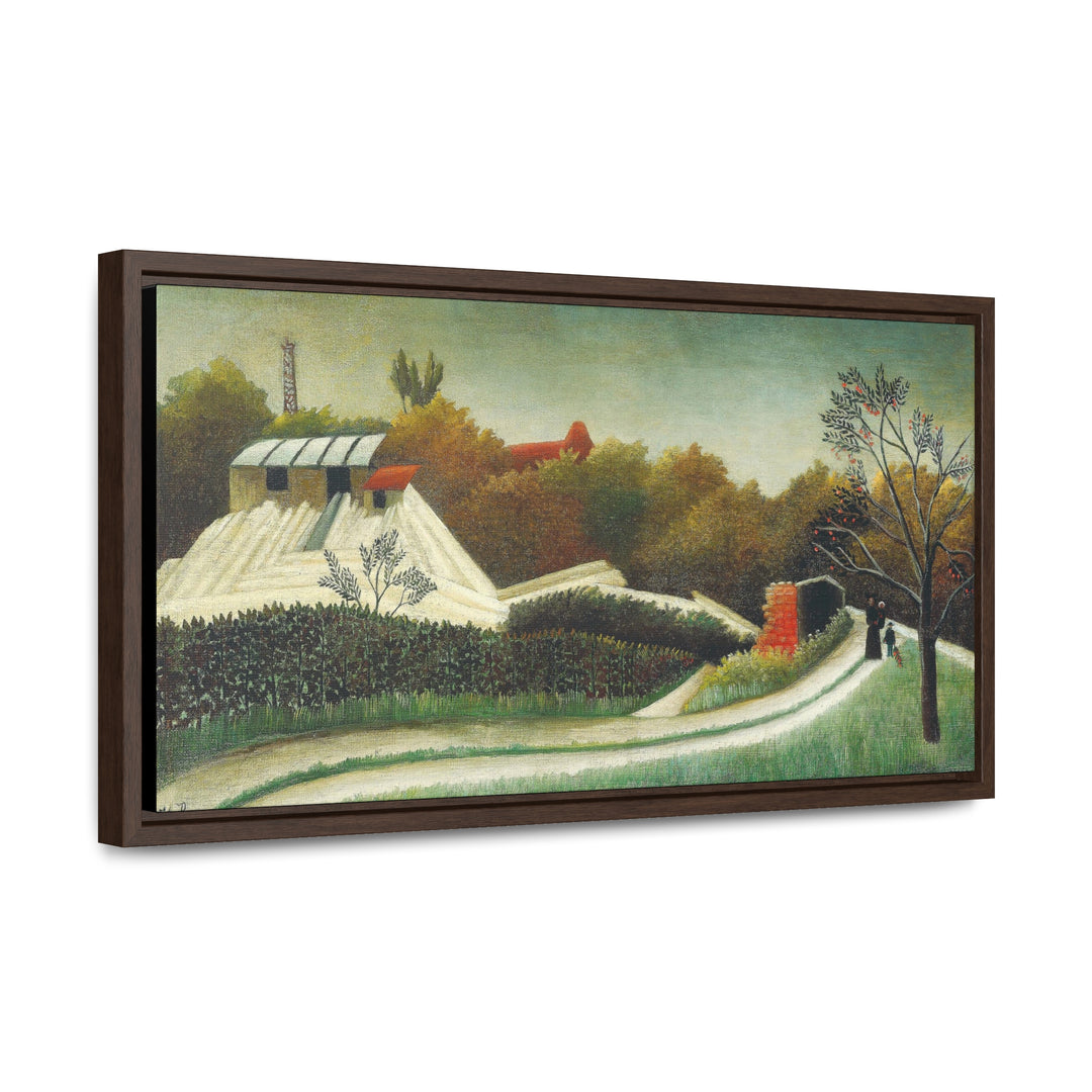 Sawmill, Outskirts of Paris (ca. 1893–1895) Henri Rousseau Wall Art Gift Canvas Art Painting. Print on canvas