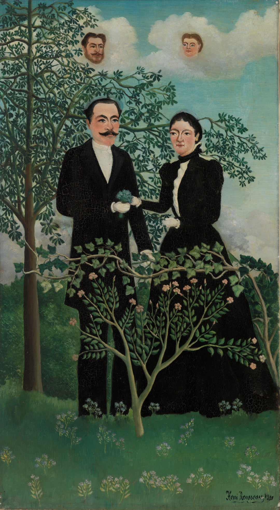 The Past and the Present or Philosophical Thought Henri Rousseau Wall Art Gift Canvas Art Painting