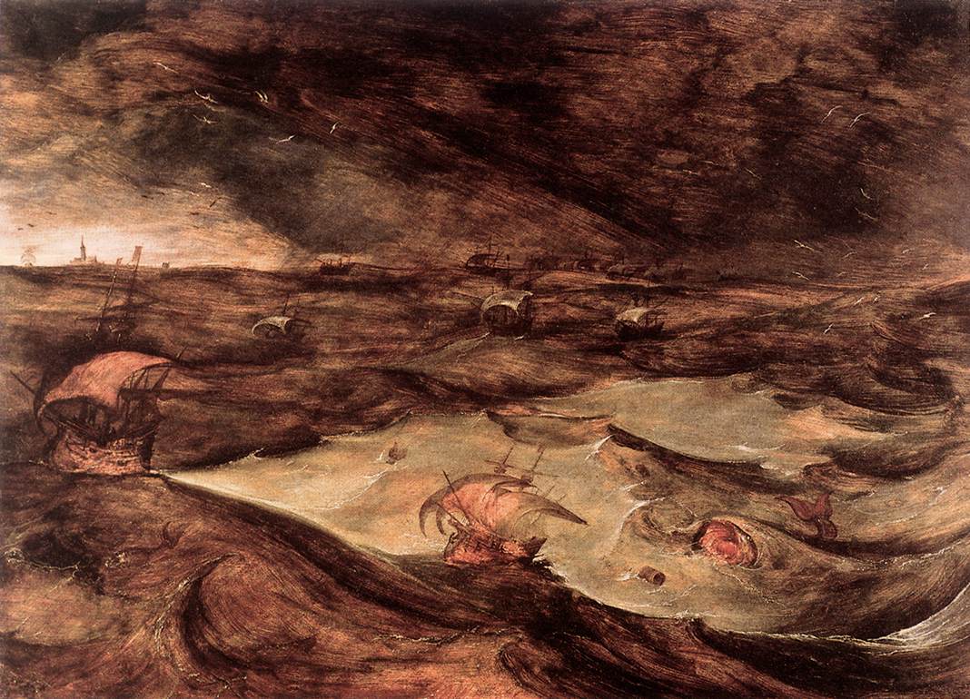 The Storm at Sea by Pieter Bruegel the Elder