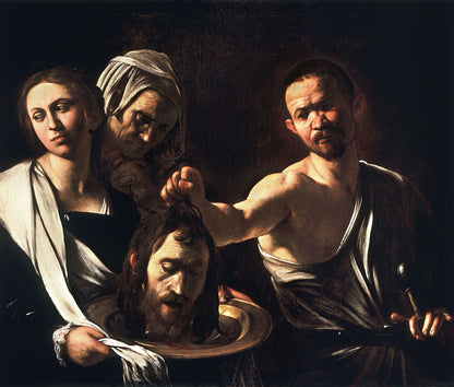 Salome with the Head of John the Baptist Painting by Caravaggio