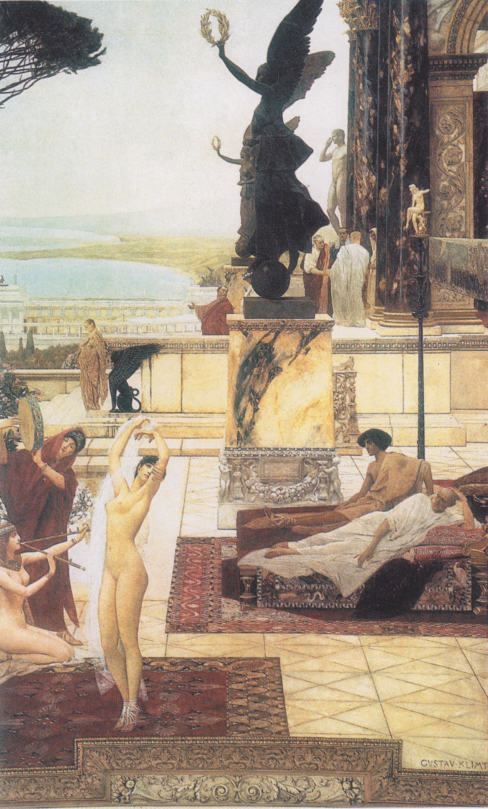 Theater in Taormina painting by Gustav Klimt 