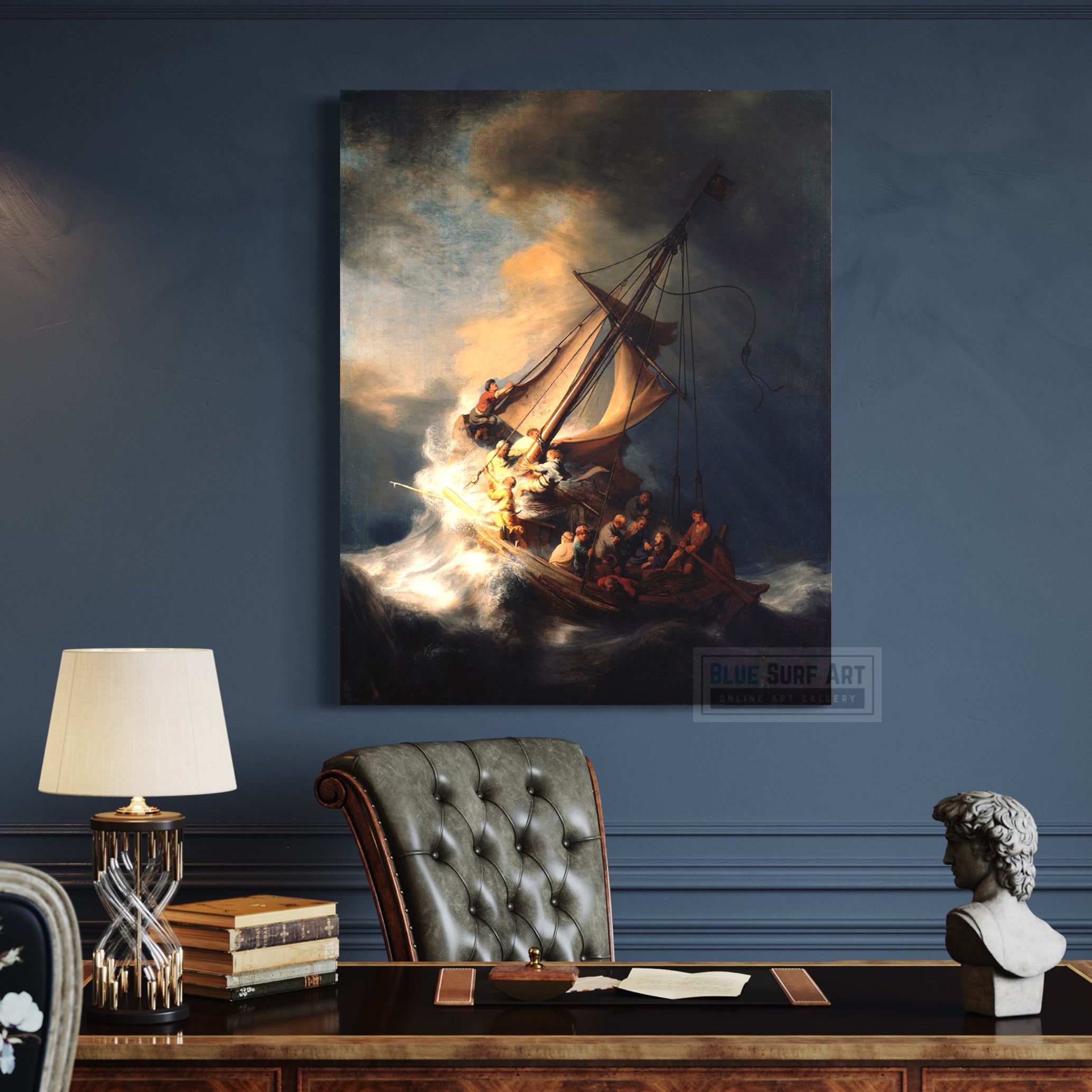 The Storm on the Sea of Galilee Rembrandt Hand-Painted Reproduction