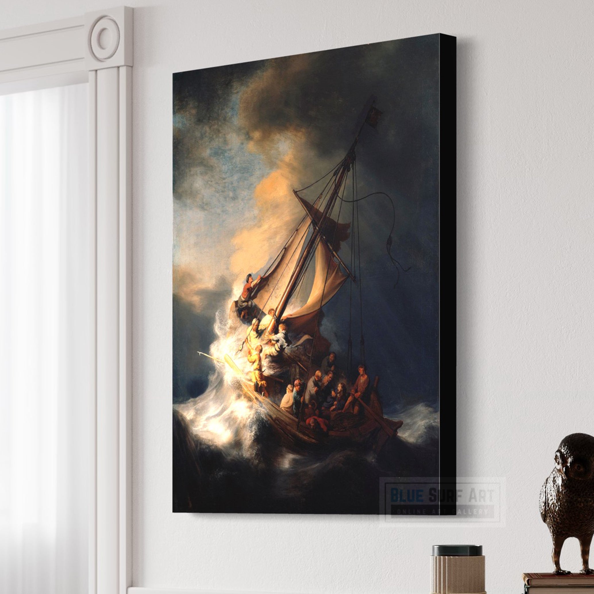 The Storm on the Sea of Galilee Rembrandt Hand-Painted Reproduction