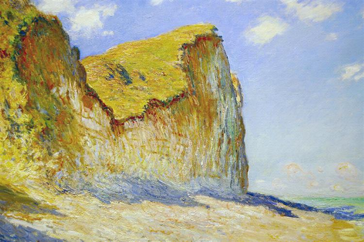 Edge of the Cliff, Pourville 1882 Claude Monet Reproduction Oil on Canvas