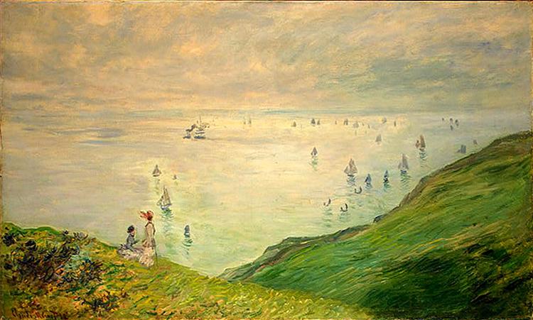 Cliffs Walk at Pourville 1882 Claude Monet Reproduction Oil on Canvas