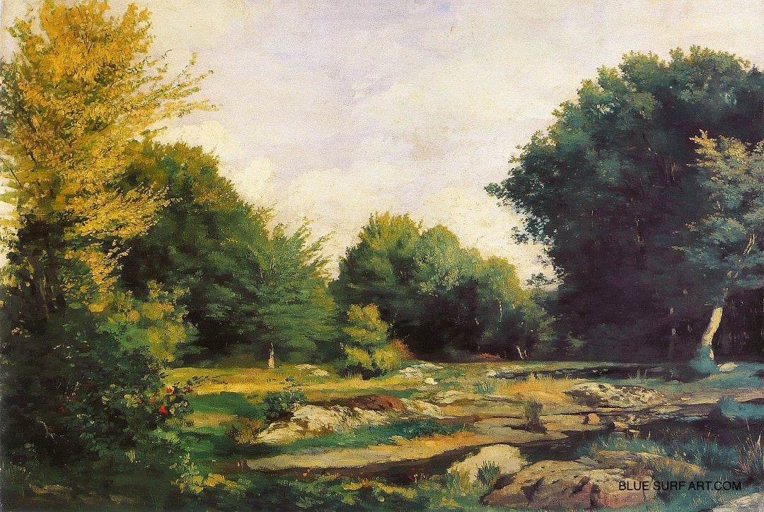 Clearing in the Woods (La Clairière) Painting by Pierre-Auguste Renoir