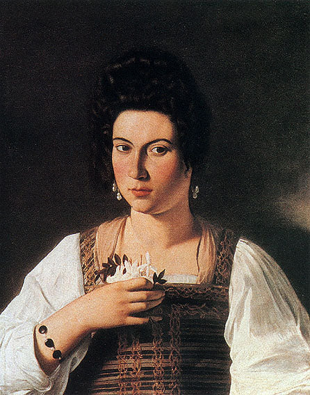 Portrait of a Courtesan Painting by Caravaggio