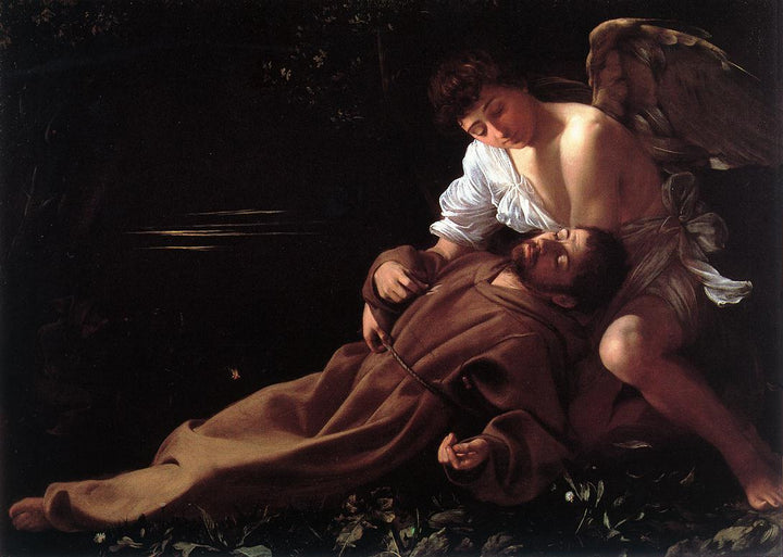 Ecstasy of Saint Francis of Assisi Painting by Caravaggio