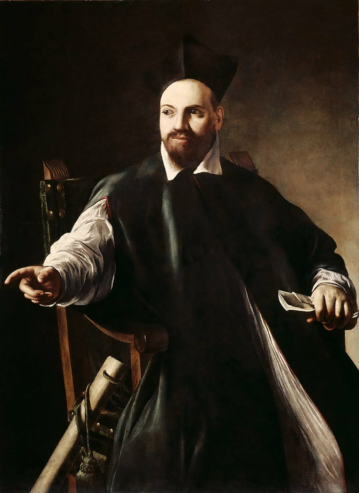 Portrait of Maffeo Barberini Painting by Caravaggio