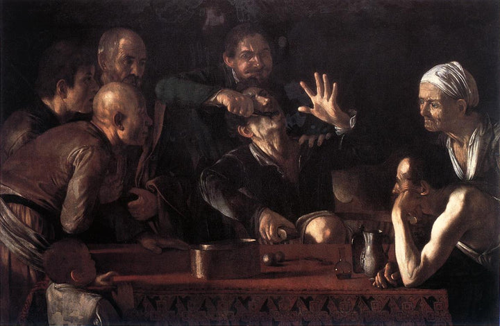 The Toothpuller Painting by Caravaggio