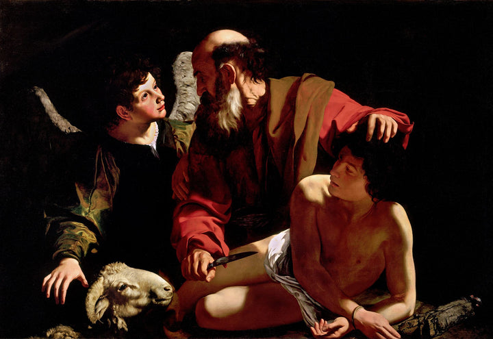 The Sacrifice of Isaac Painting by Caravaggio