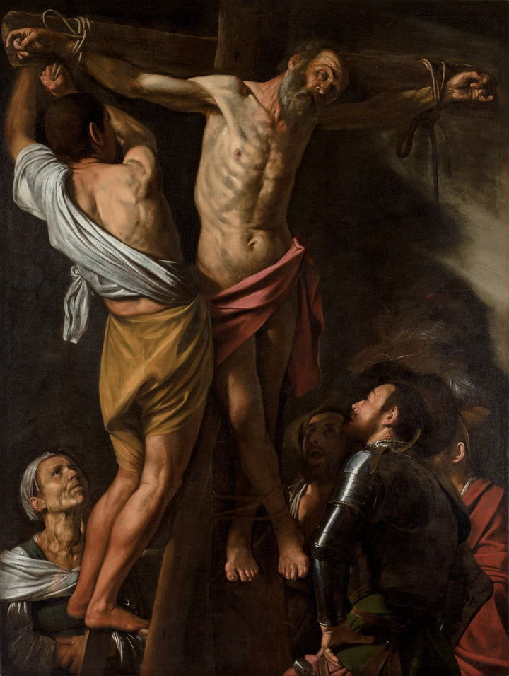 Crucifixion of Saint Andrew Painting by Caravaggio