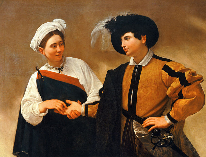 The Fortune Teller (Rome) Painting by Caravaggio