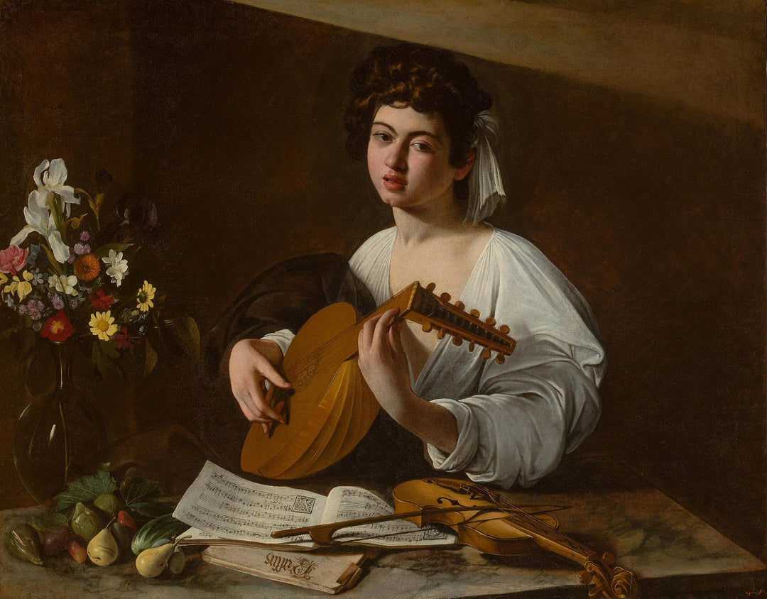 The Lute Player Painting by Caravaggio