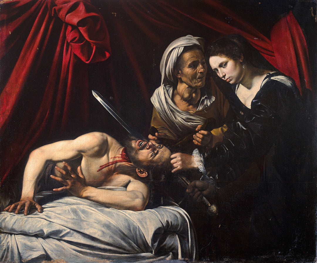 Judith beheading Holofernes Painting by Caravaggio