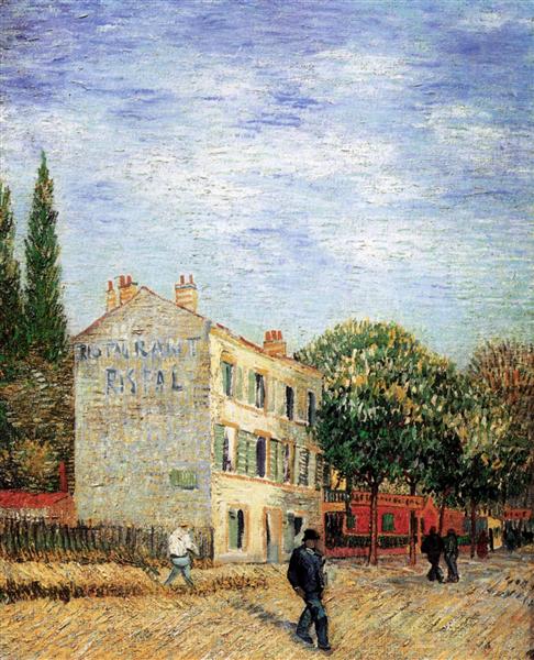 The Restaurant Rispal at Asnières (1887) by Van Gogh — Nelson-Atkins Museum