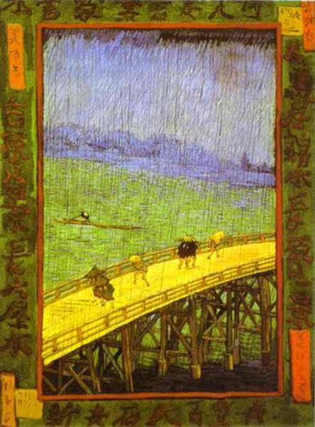 Japanese art (1887) by Van Gogh — Paris Period Japonisme Piece