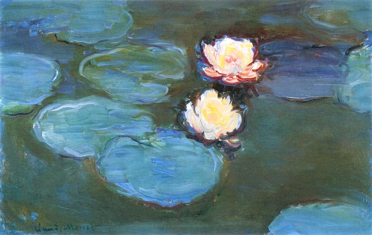 Water Lilies by Claude Monet Reproduction | Hand-Painted Oil Painting