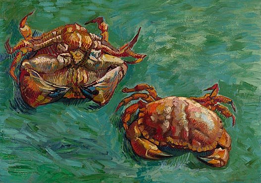 Two Crabs (1889) by Van Gogh — National Gallery, London