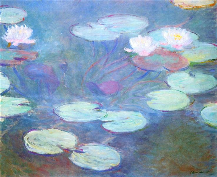 Shop Water Lilies, Pink by Claude Monet. Museum-quality hand-painted oil on canvas reproduction inspired by Monet’s iconic Impressionist Water Lilies series.

