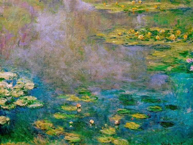Water Lilies 1906 by Claude Monet | Museum-Quality Oil Painting Reproduction