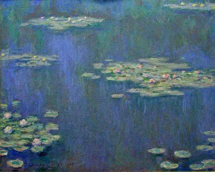 Shop Water Lilies (1905) by Claude Monet, a timeless Impressionist masterpiece recreated as a museum-quality hand-painted oil painting reproduction.
