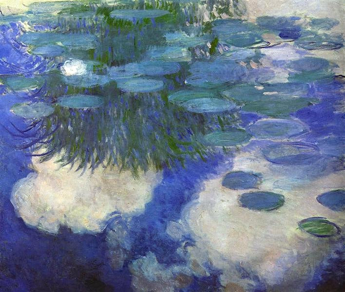 Water Lilies 1914 by Claude Monet | Museum-Quality Monet Reproduction
