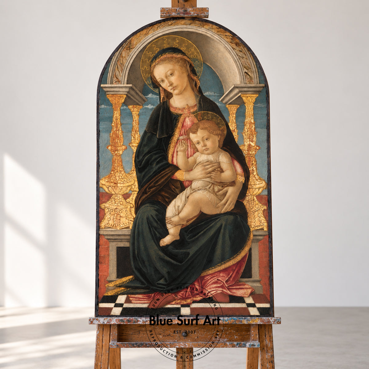 Botticelli Madonna and Child | Hand-Painted Oil Painting Reproduction