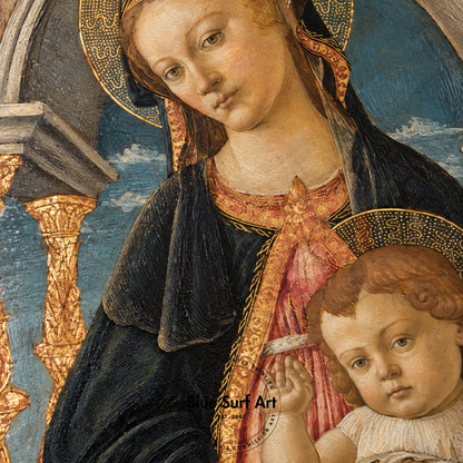 Botticelli Madonna and Child | Hand-Painted Oil Painting Reproduction