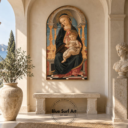 Botticelli Madonna and Child | Hand-Painted Oil Painting Reproduction